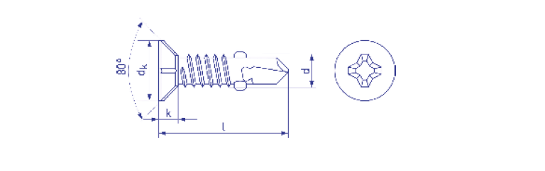 ~ DIN 7504 P (O) - H