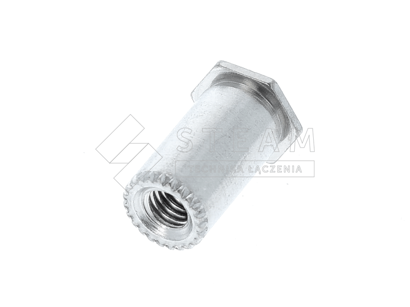 Tulejki wciskane gwintowane przelotowe T-SOSG - obrazek 2