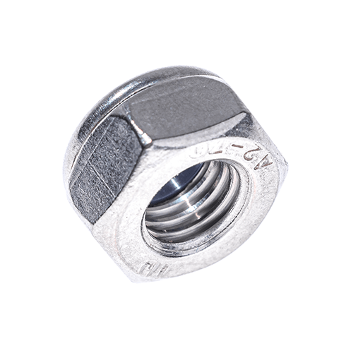 DIN 985 - Nakrętki sześciokątne - Samozabezpieczające, z wkładką poliamidową, forma niska - obrazek 2