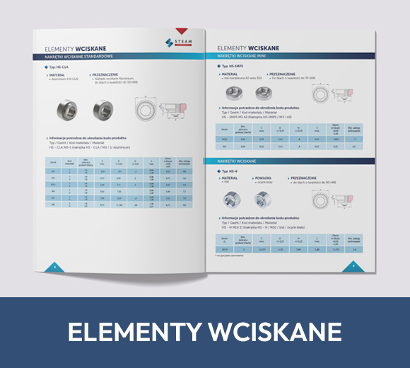 Pobierz katalog - Elementy wciskane 2016 - STEAM - Technika Łączenia