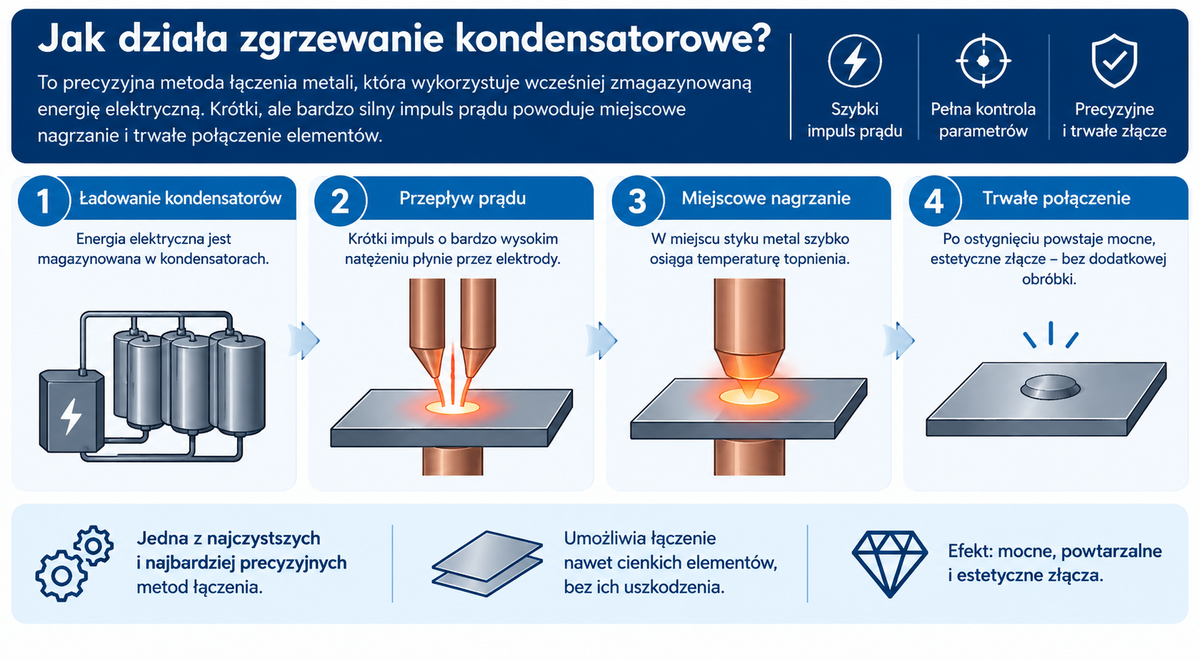 Jak działa zgrzewanie kondensatorowe?