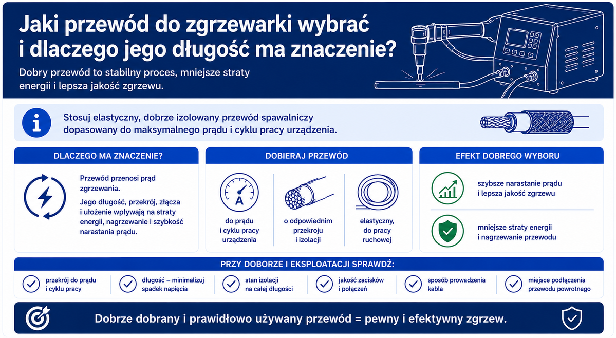 Jaki przewód do zgrzewarki